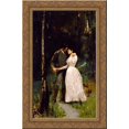 thumbnail image 1 of Reconciliation 24x16 Gold Ornate Wood Framed Canvas Art by Tom Roberts, 1 of 2