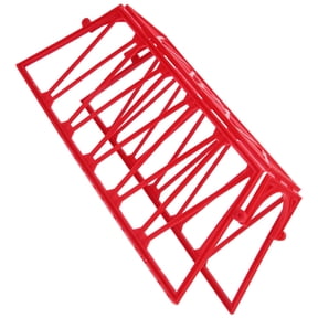 Reconfigurable Plastic Train Track Featuring Bridge Tunnels And Travel Storage