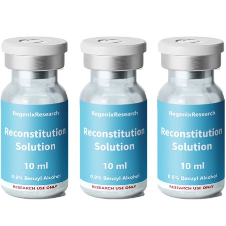 Reconstitution Solution 3 Pack x 10ml - Glass Vials - Made in The USA