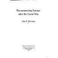 thumbnail image 1 of Pre-Owned Reconstructing Europe after the Great War (Hardcover) 9780674750258, 1 of 1