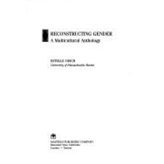 Pre-Owned Reconstructing Gender: A Multicultural Anthology Paperback Disch, Estelle