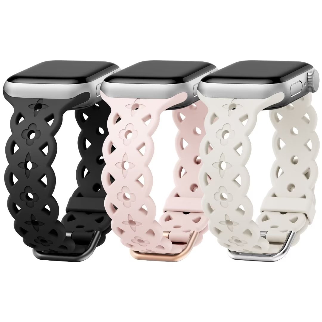 Recoppa Lace Silicone Band Compatible with Apple Watch Band 38mm