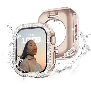  YOGRE Apple Watch 44mm Case Series 6/5/4/SE, Waterproof  Protective Case with Built-in Screen Protector, Dustproof Shockproof Case  for iWatch Series 6/5/4/SE : Cell Phones & Accessories