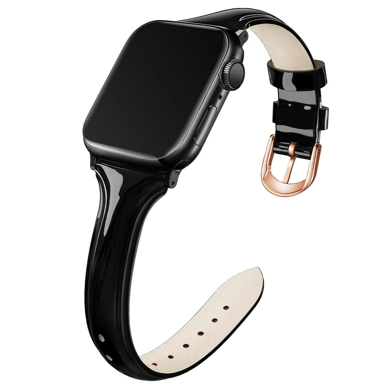 Luxury Leather Watch Band Strap For Apple Watch Series 9 8 7 6 5 4 45mm  41mm SE