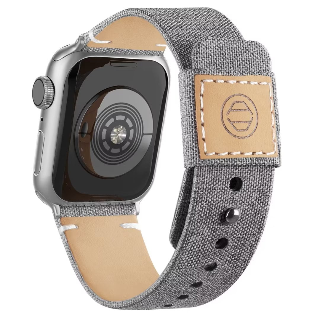 Rose Gold & Light Brown Leather Band for Apple Watch Series 9,8,7,6 SE,  Women Iwatch Band, Double Wrap Leather Apple Watch Strap Bracelet 
