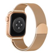 JOEHWERR Recoppa Metal Magnetic Band Compatible with Apple Watch Bands 38mm 40mm 41mm 42mm 44mm 45mm, Stainless Steel Mesh Loop Strap with Magnetic Clasp for iWatch SE/7/6/5/4/3/2/1"