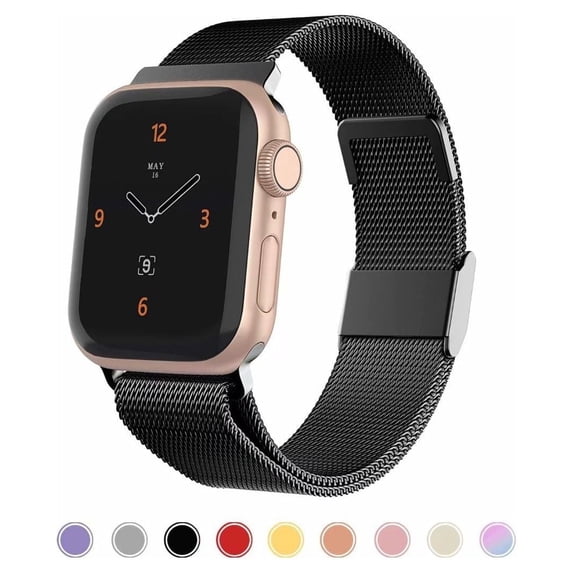 Recoppa Band Compatible with Apple Watch Band 38mm 40mm 42mm 44mm Stainless Steel Loop Metal Mesh Bracelet with Adjustable Magnet Lock Wristbands for iWatch Series 7 6 5 4 3 2 1 SE