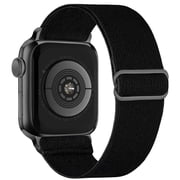 Recoppa Stretchy Nylon Solo Loop Bands Compatible with Apple Watch 38mm 40mm 41mm 42mm 44mm 45mm, Adjustable Braided Sport Elastic Straps Women Men Wristbands f