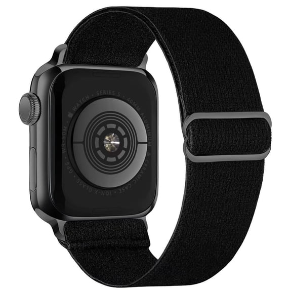 Recoppa Stretchy Nylon Solo Loop Bands Compatible with Apple Watch 38mm 40mm 41mm 42mm 44mm 45mm, Adjustable Braided Sport Elastic Straps Women Men Wristbands for iWatch Series 7/6/5/4/3/2/1 SE