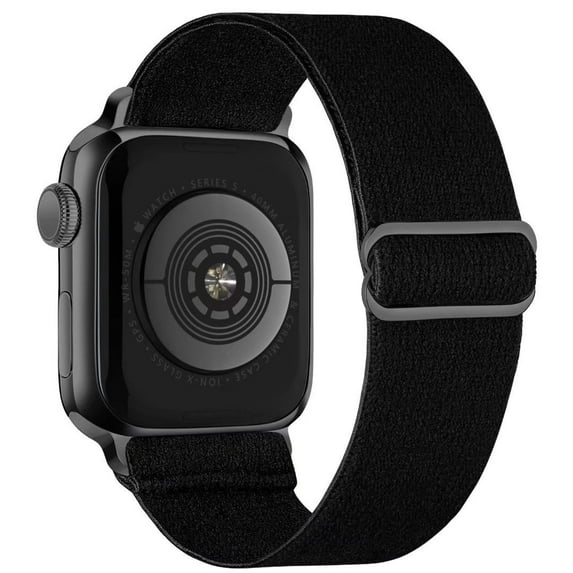 Recoppa Stretchy Nylon Solo Loop Bands Compatible with Apple Watch 38mm 40mm 41mm 42mm 44mm 45mm, Adjustable Braided Sport Elastic Straps Women Men Wristbands for iWatch Series 7/6/5/4/3/2/1 SE