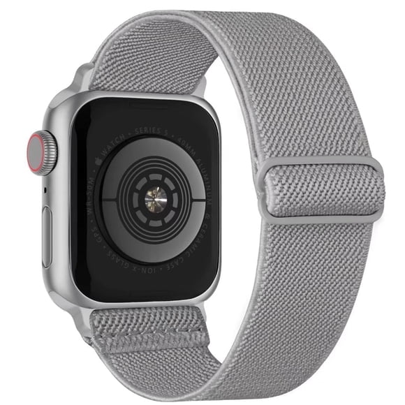 Stretchy Nylon Solo Loop Bands Compatible with Apple Watch 38mm 40mm 41mm 42mm 44mm 45mm, Adjustable Braided Sport Elastic Straps Women Men Wristbands for iWatch Series 7/6/5/4/3/2/1 SE