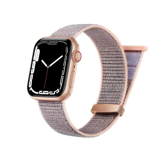 Recoppa Velcro Sport Solo Loop Straps Compatible with Apple Watch 41mm 40mm 38mm, Adjustable Nylon bands for iwatch Series SE 7 6 5 4 3 2 1 for Women Men