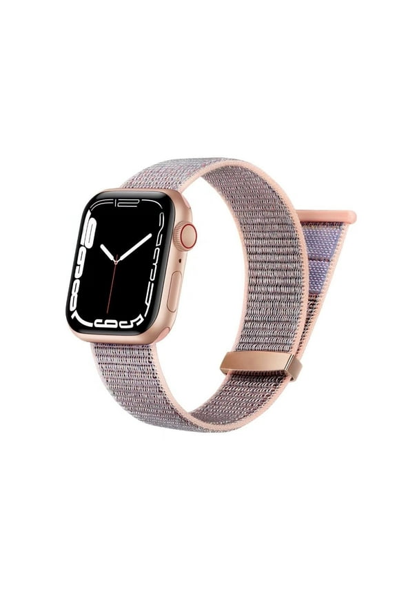 Velcro Sport Solo Loop Straps Compatible with Apple Watch 41mm 40mm 38mm, Adjustable Nylon bands for iwatch Series SE 7 6 5 4 3 2 1 for Women Men