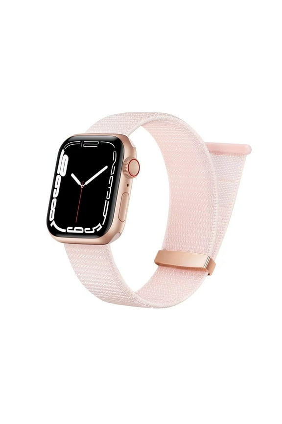 Velcro Sport Solo Loop Straps Compatible with Apple Watch 41mm 40mm 38mm, Adjustable Nylon bands for iwatch Series SE 7 6 5 4 3 2 1 for Women Men