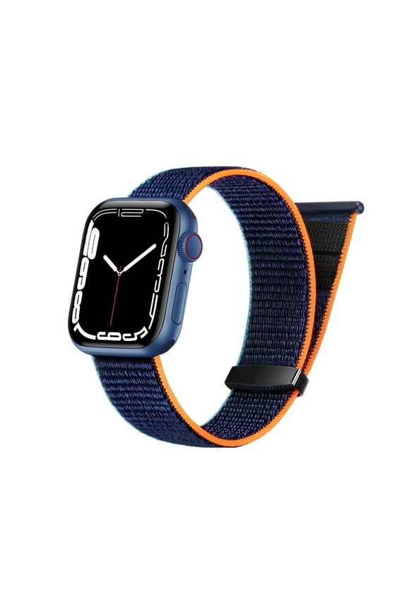 Velcro Sport Solo Loop Straps Compatible with Apple Watch 45mm 44mm 42mm, Adjustable Nylon bands for iwatch Series SE 7 6 5 4 3 2 1 for Women Men