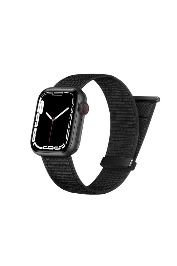 Velcro Sport Solo Loop Straps Compatible with Apple Watch 45mm 44mm 42mm, Adjustable Nylon bands for iwatch Series SE 7 6 5 4 3 2 1 for Women Men