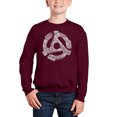 thumbnail image 1 of Record Adapter - Boy's Word Art Crewneck Sweatshirt, 1 of 3