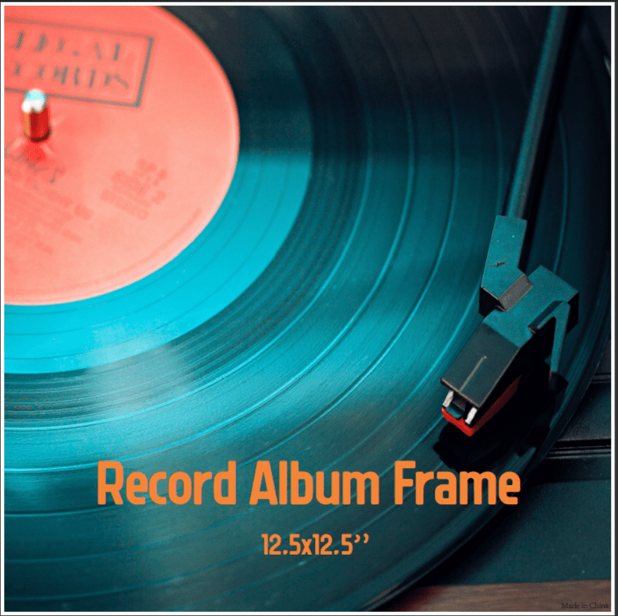 Record Album Frame, 6 Pack