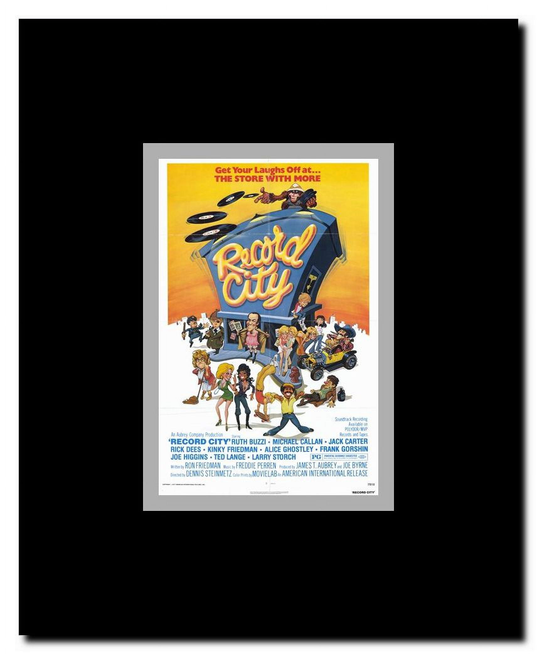 Record City Framed Movie Poster