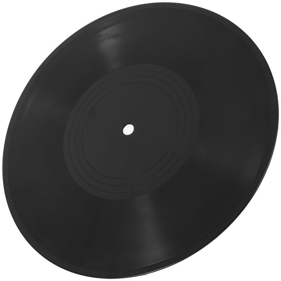 Retro Vinyl Record Wall Decor for Bedroom, Aesthetic Plastic Ornament, Vintage Style Home Decoration