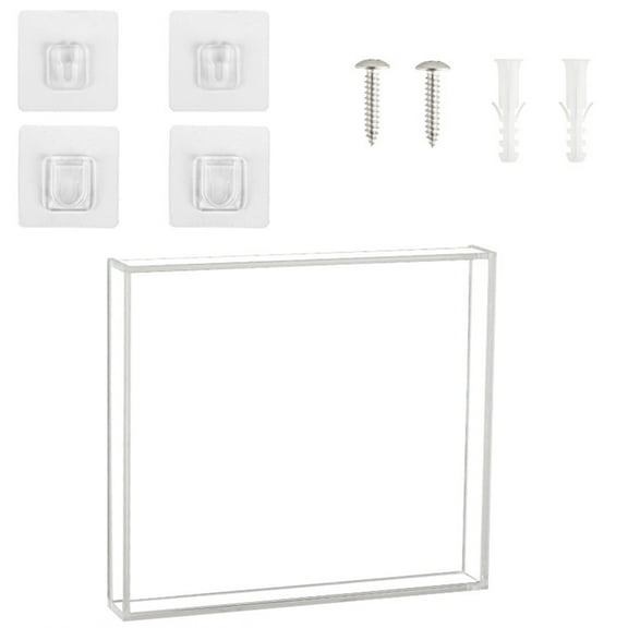 Record Display Shelf Wall Mount CDs Frame Display Case Acrylic CDs Holder Wall Record Wall Display Stand for CDs Display