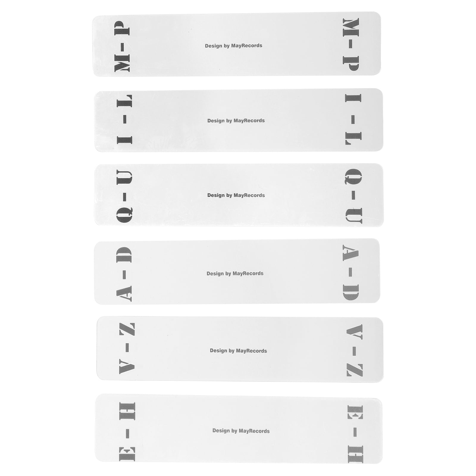 Record Dividers Vinyl Divider Cd Cards Album Organizer Label Alphabet Acrylic Lp Alphabetical