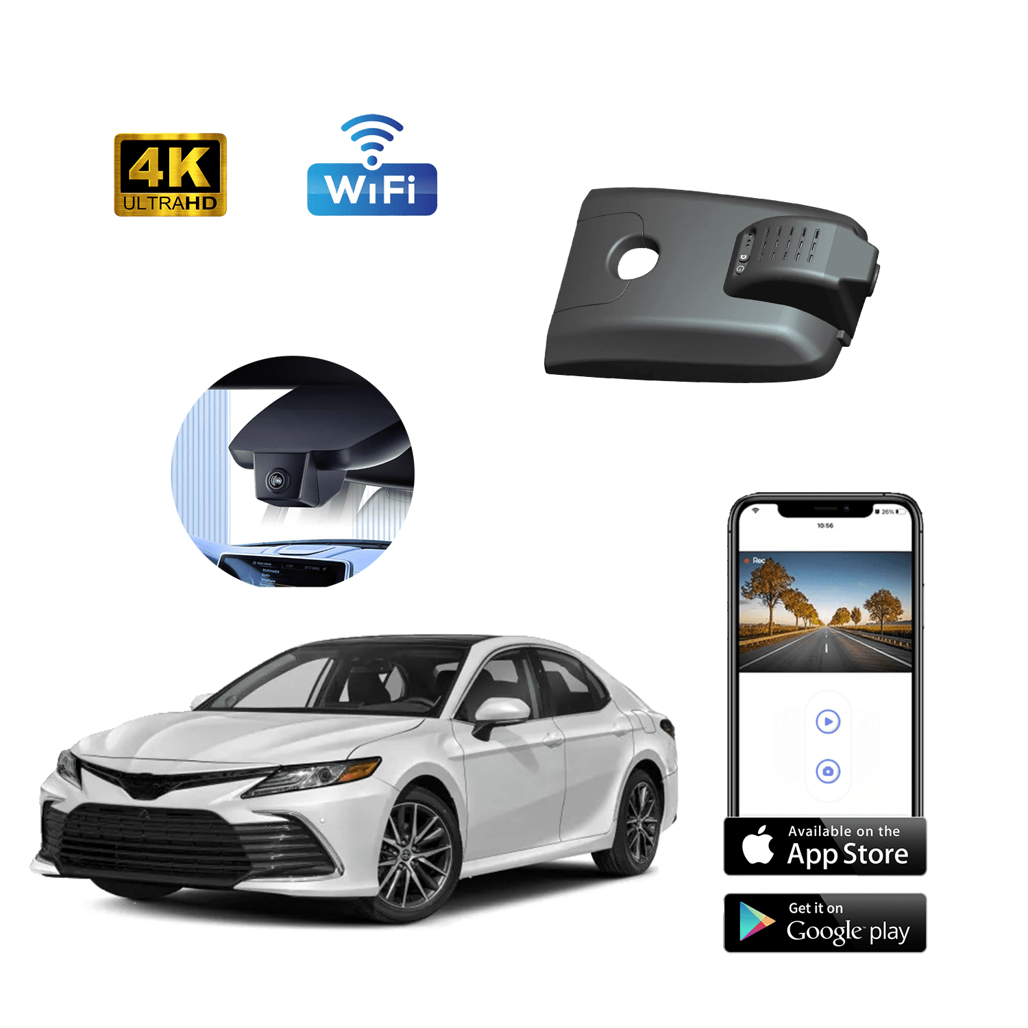 Record Eye Dash Cam Suitable For Toyota Camry 2021-2024，OEM Factory ...