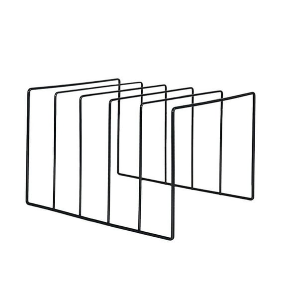 Record Holder Storage,4 Slot Magazine Book Album Display Rack,Rectangle Desktop File Sorter Organizer for Home Office,Sleek Record Holder,Display for Album,Vertical Record Stand,Black,9.84x4.72x4.72"