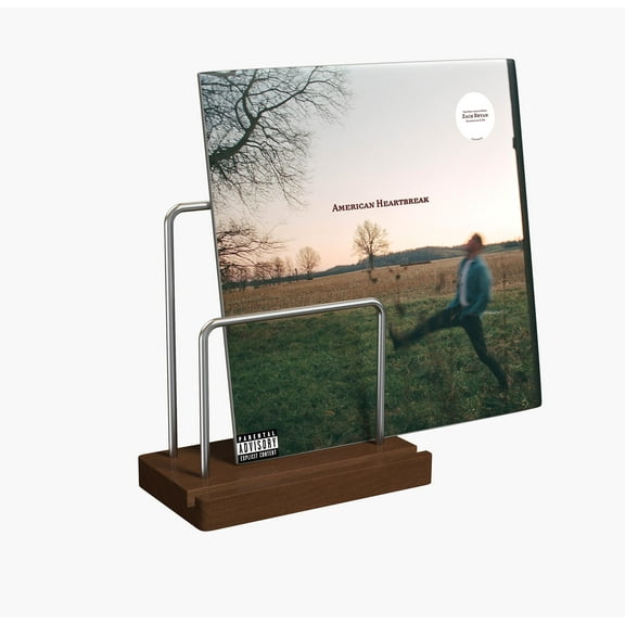 Record Holder Vinyl Display Storage: Vinyl Record Storage Holder Solid Wood Albums Stand Now Playing LPs Organizer Rack