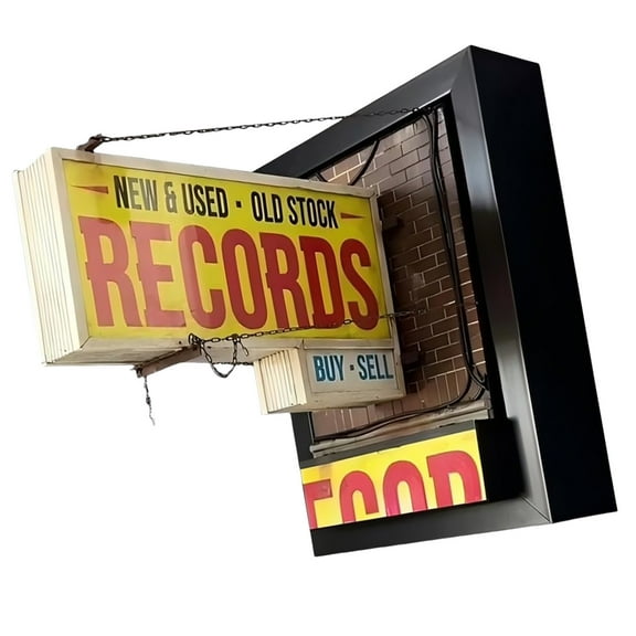 Record LED Wall Lamp Music Wall Art Energy Efficient LED Light Unique Gift for Record Collector & Music