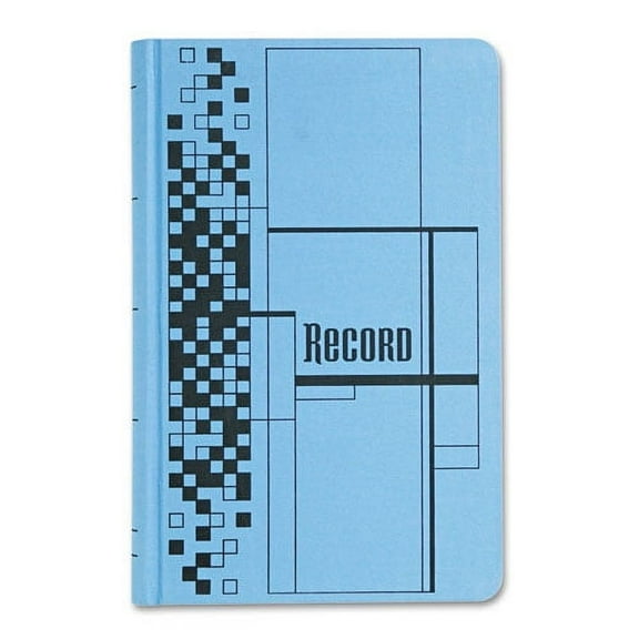 "Record Ledger Book, Record-Style Rule, Blue Cover, 11.75 X 7.25 Sheets, 500 Sheets/book | Bundle of 2 Each"