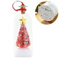 thumbnail image 1 of Record a Message Christmas Tree,Christmas Decor,Recordable Christmas Tree Bottle, Voice Message Glass Ornament, Light Up Festive Decoration for Home Party and Gifting(Red), 1 of 7