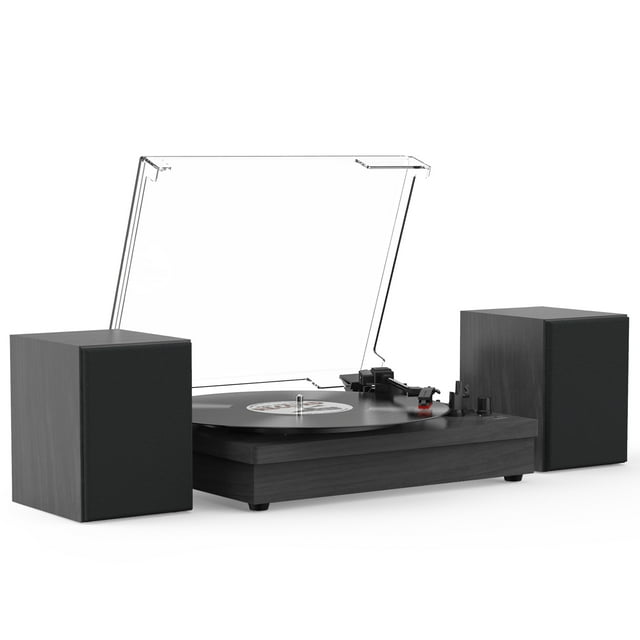 Record Player Bluetooth Turntable Vinyl Record Player with External