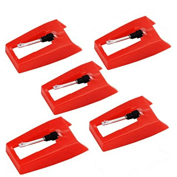 Record Player Needle,5 Pack Stylus Turntable Needle Replacement for Vinyl Record Player LP Phonograph,Victrola, ION, Crosley