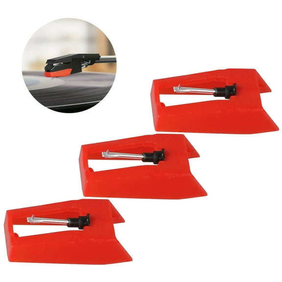 Record Player Needle Stylus Compatible with Crosley ION Jensen Victrola, Vinyl LP Record Player Needle Stylus, Replacement for Phonograph Player Needle and Turntable Cartridge
