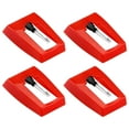 thumbnail image 1 of Record Player Needle,Stylus Replacement for Turntable,LP,Phonograph,Needle Turntable Stylus Replacement for Turntable Phonograph Vinyl Player More Brand,Phonograph Cartridge Needle,Red*4,0.75", 1 of 9