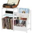 Record Player Table,Turntable Shelf with Vinyl Storage Up to 150 Albums