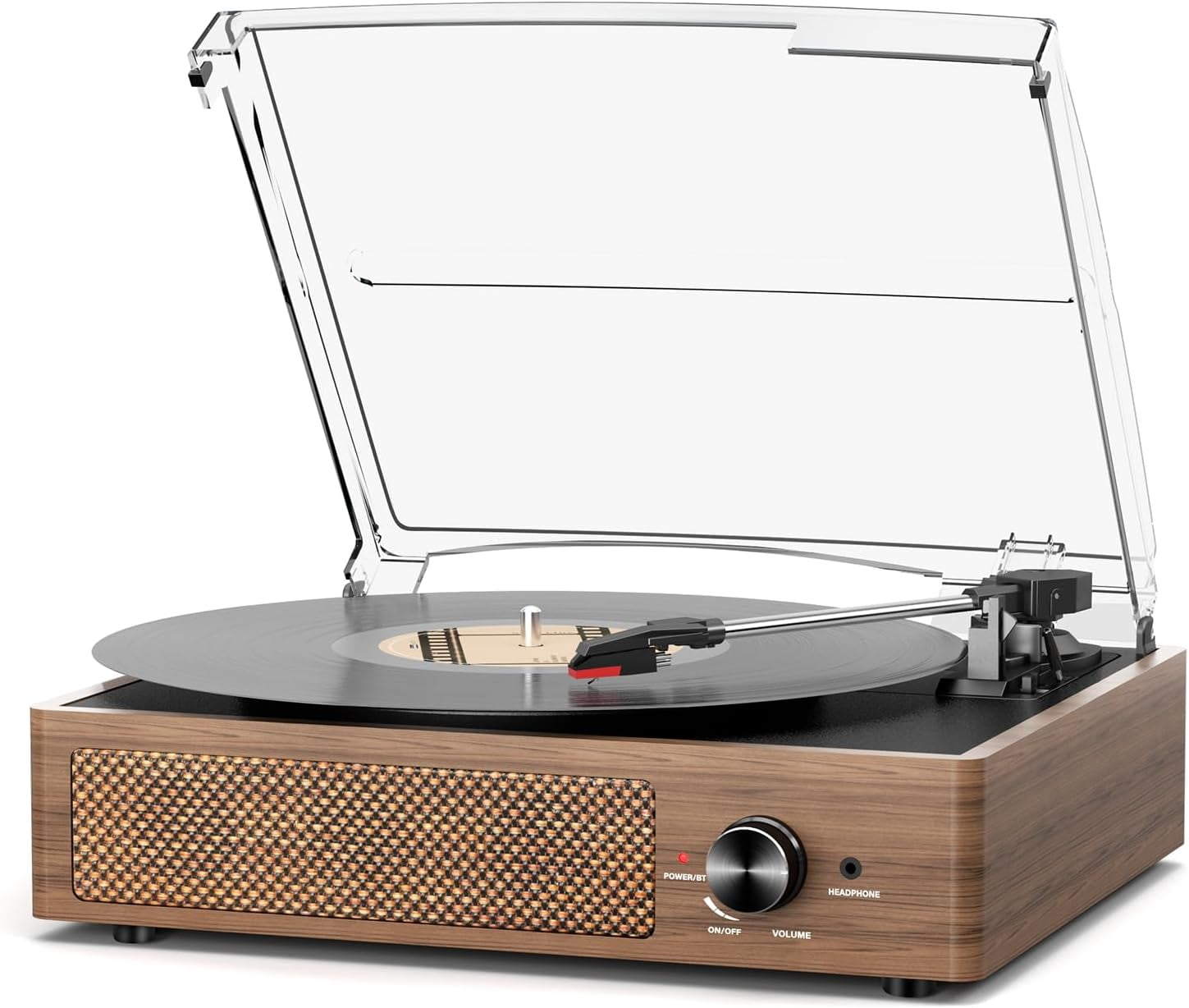 Record Player for Vinyl with 2 Build-in Speakers LP Vinyl Players Belt ...
