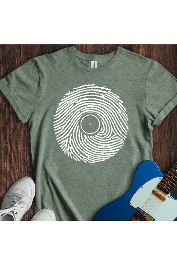 Record Print T-Shirt