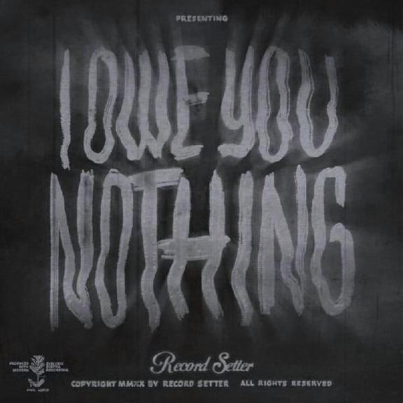 Record Setter - I Owe You Nothing - Music & Performance - CD