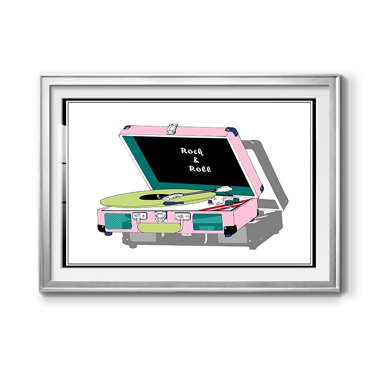 Record Shop I Premium Framed Print - Ready to Hang