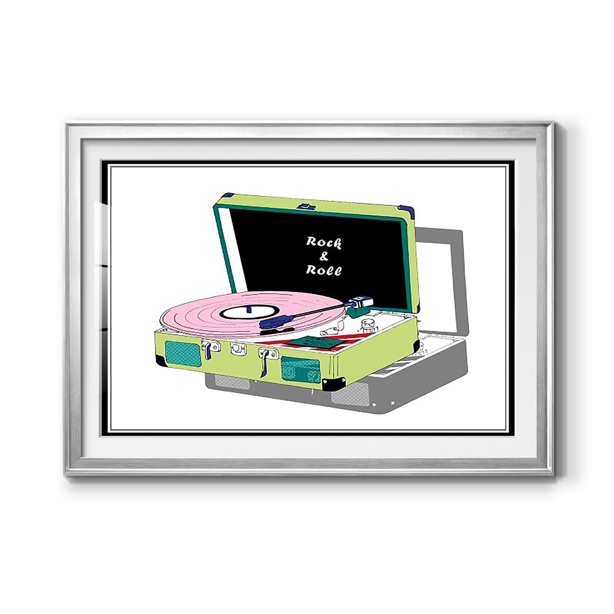 Record Shop II Premium Framed Print - Ready to Hang
