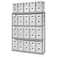 thumbnail image 1 of Record Storage Open with Boxes - Gray - 72 x 15 x 84 in., 1 of 1