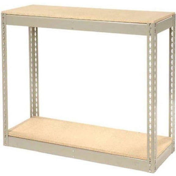 Record Storage without Boxes - Gray - 42 x 15 x 36 in.