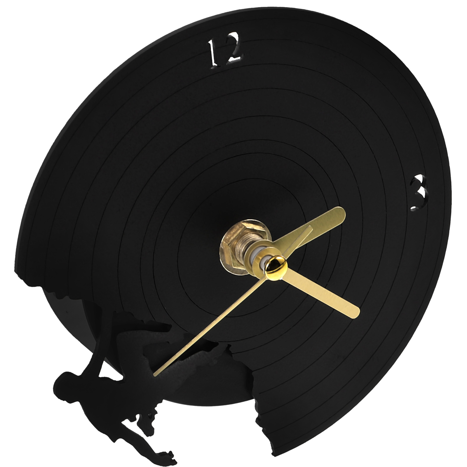 Record Wall Clock Fridge Decor Refrigerator Clock Clock