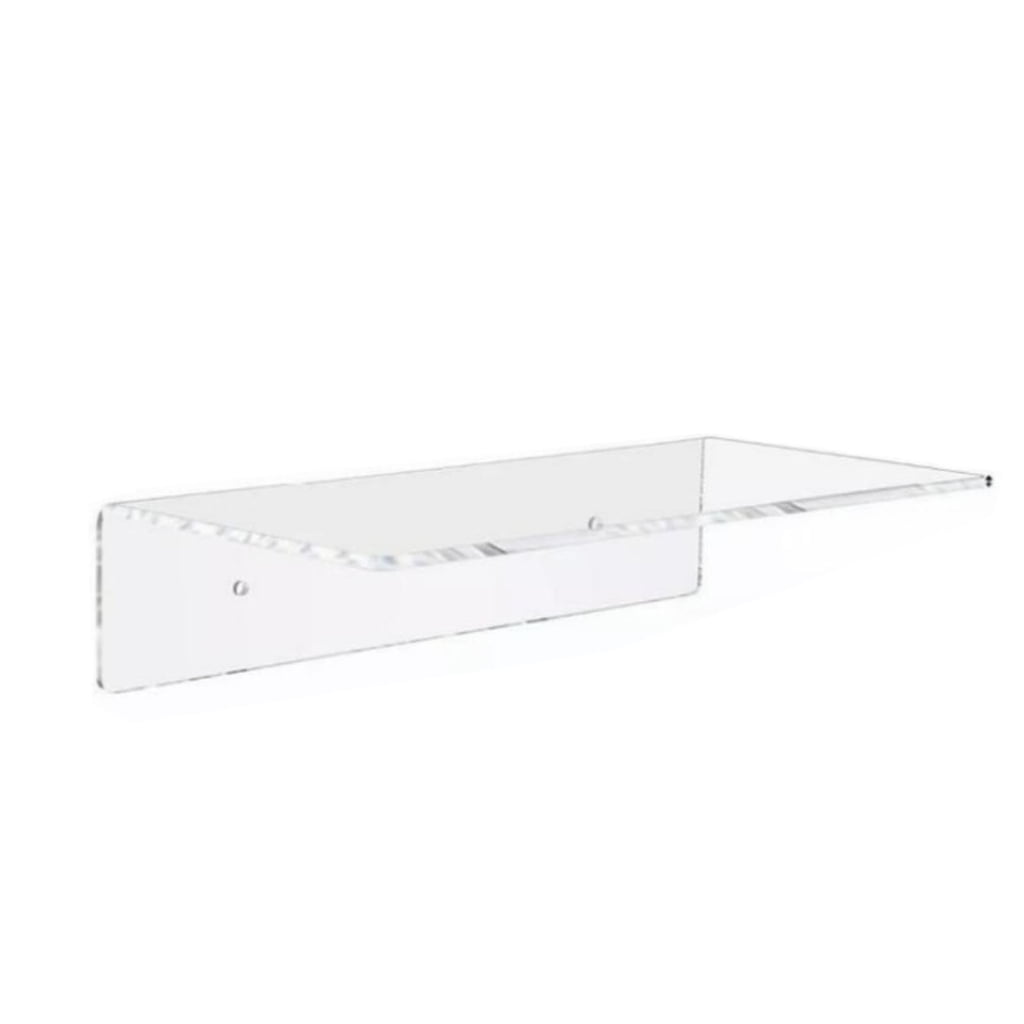 Record Wall Shelf Acrylic Floating Shelves Clear Display Shelves Wall Mounted Bookshelf ...