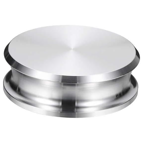 Record Weight Stabilizer, 332g/12oz Anodized Aluminum Turntable Weight Clamps 3'' x 1''  Vinyl Disc Stabilizer Vibration Dampener for LP Player HiFi Turntable, Silver