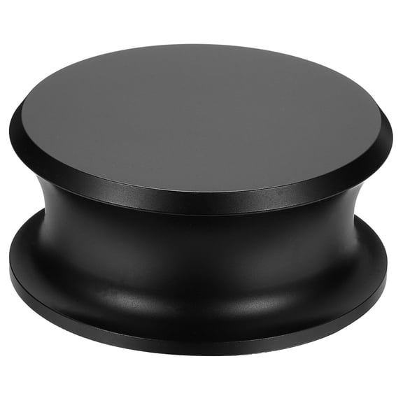 Record Weight Stabilizer, 355g/13oz Matte Aluminum Turntable Weight Clamps 3'' x 1.4''  Vinyl Disc Stabilizer Vibration Dampener for LP Player HiFi Turntable, Black