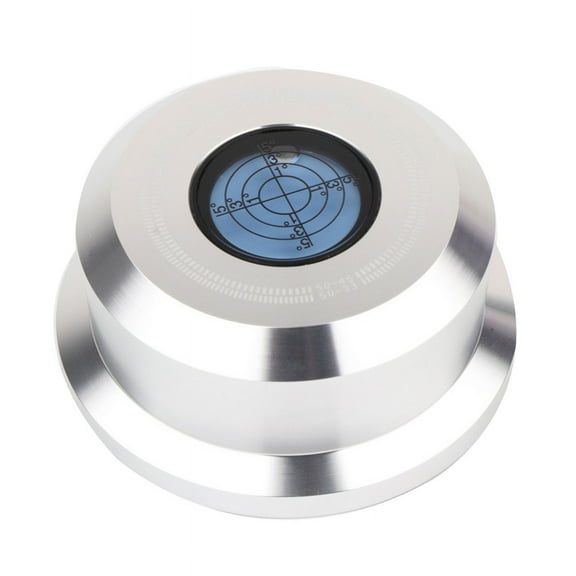 Record Weight Stabilizer LP Disc Stabilizer Turntable Vinyl Clamp HiFi Premium Audiophile Grade Vinyl Vibration Silver
