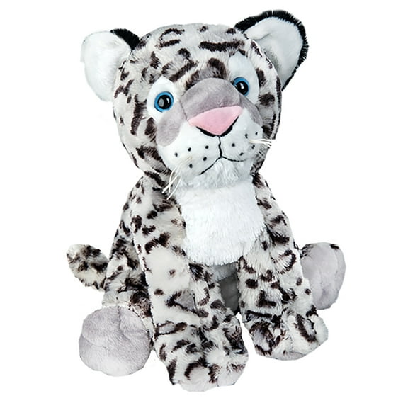 Record Your Own Plush 16 inch Snow Leopard - Ready To Love In A Few Easy Steps